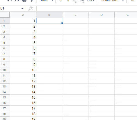 Autofill entire column with Suggested Auto Fill