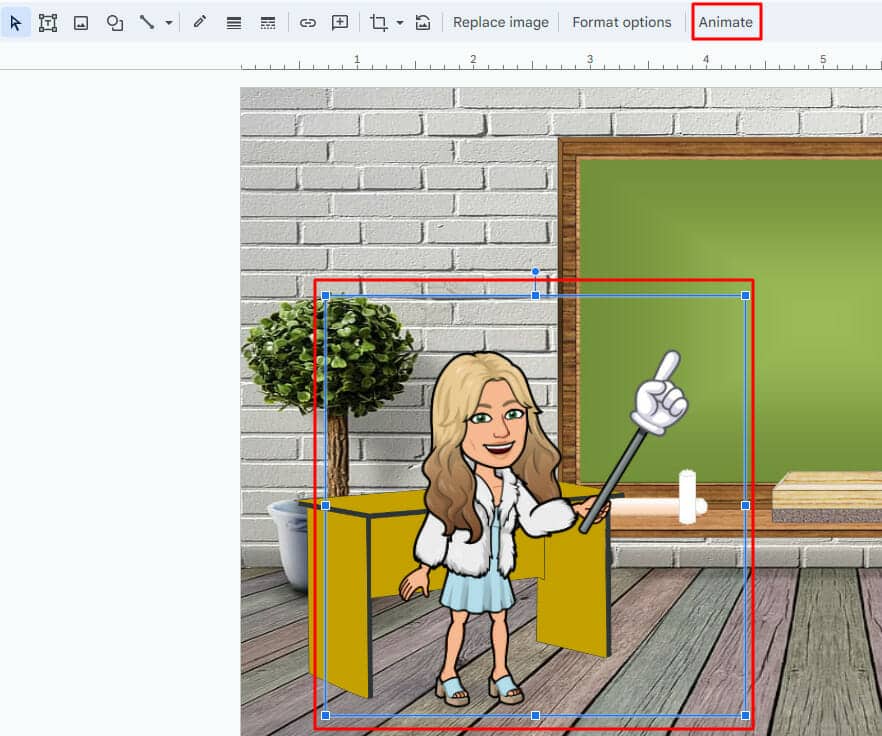 How to animate Bitmojis on Google Slides