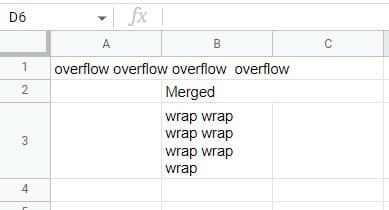 Merged vs Overflow