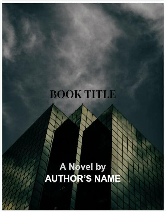 Novel Google Docs Book Template