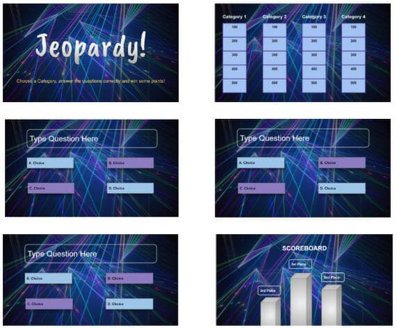 Jeopardy Template Google Slides