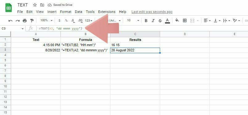 How to Use the Google Sheets TEXT Function