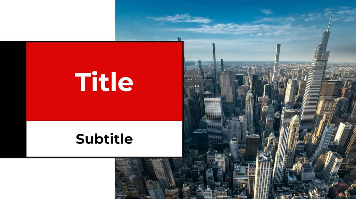 Netflix google slides template 1