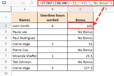 Google Sheets NOT Function: How to Use Step-by-Step