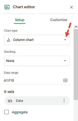 google sheets box and whisker