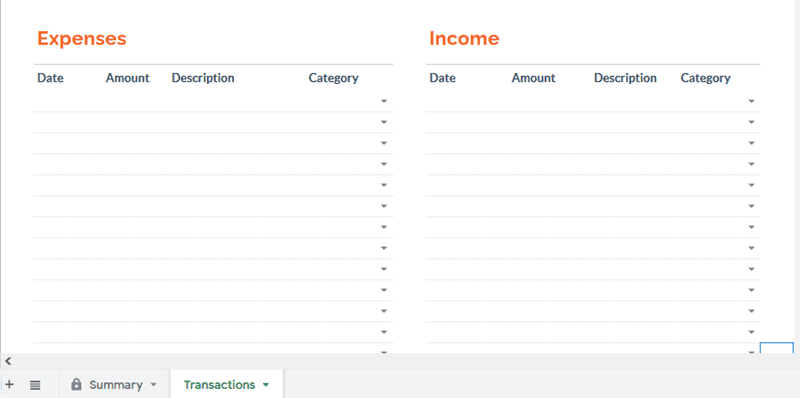 How to Use the Monthly Budget Template