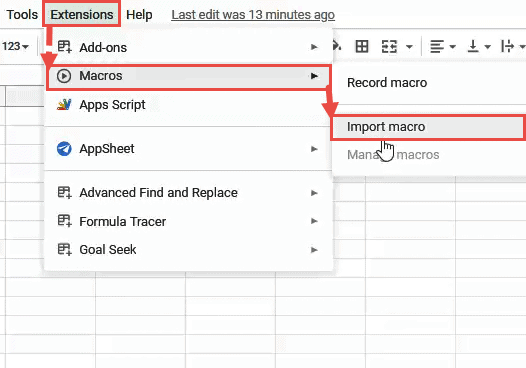 import macro