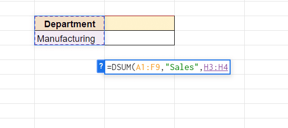 Add a comma and select the criteria table you had created in step 1