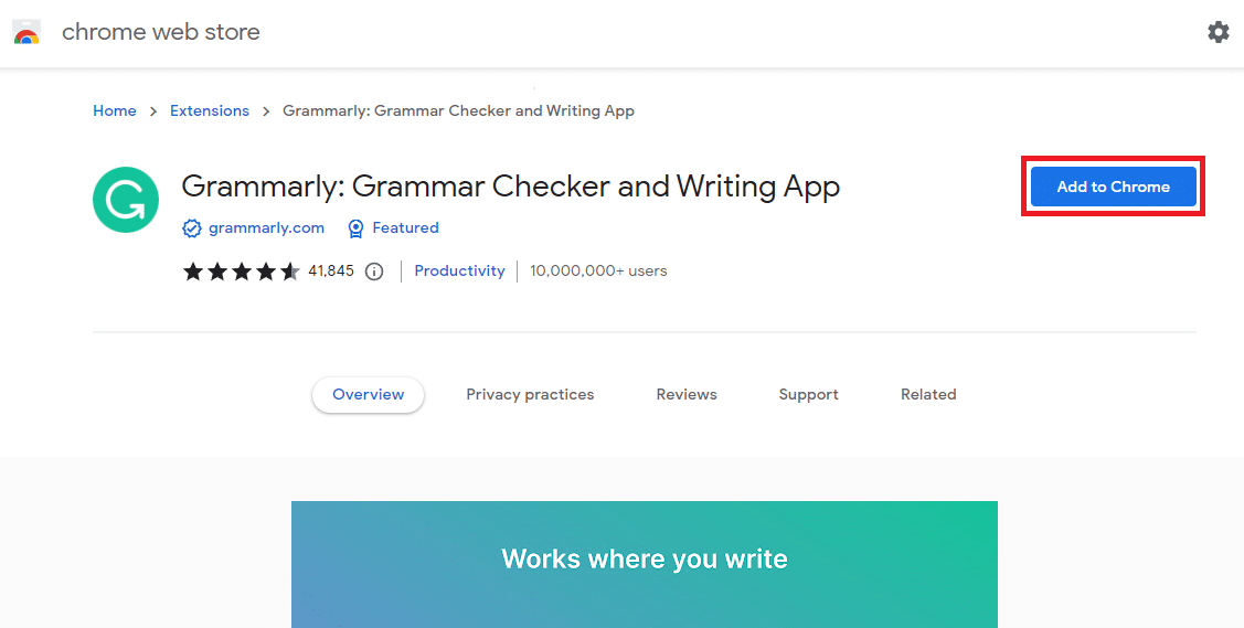 Add Grammarly to Chrome or Edge