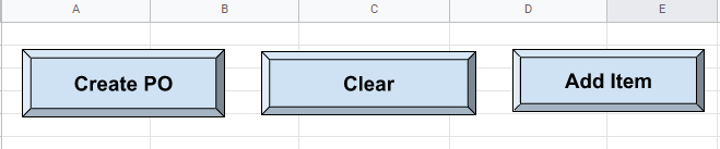 adding multiple buttons to po order in google sheets