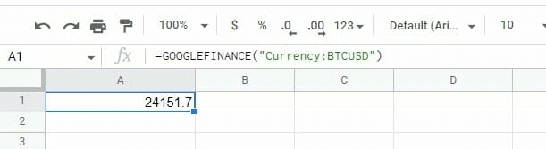 BTC to USD