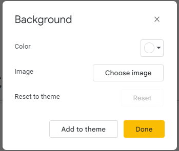 Choose a background image