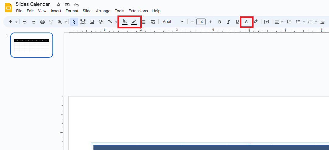 Choose formatting options