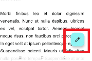 Click on the pen icon to edit it.