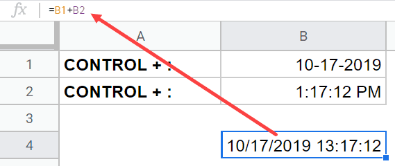 Combine Date and Timestamp by adding it