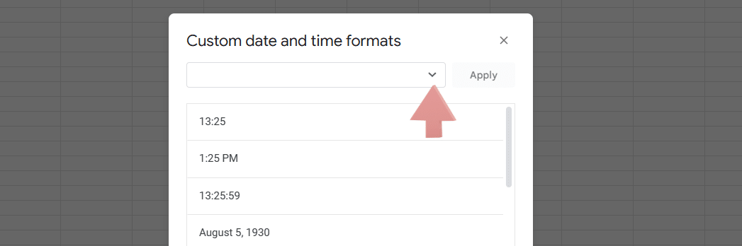 edit custom date formats