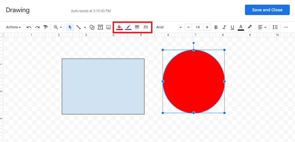 Edit the shape