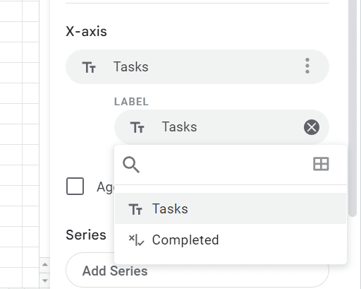 Ensure that the x axis is treated as a label.