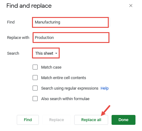 Finding and Replacing All Instances of a Search String at Once