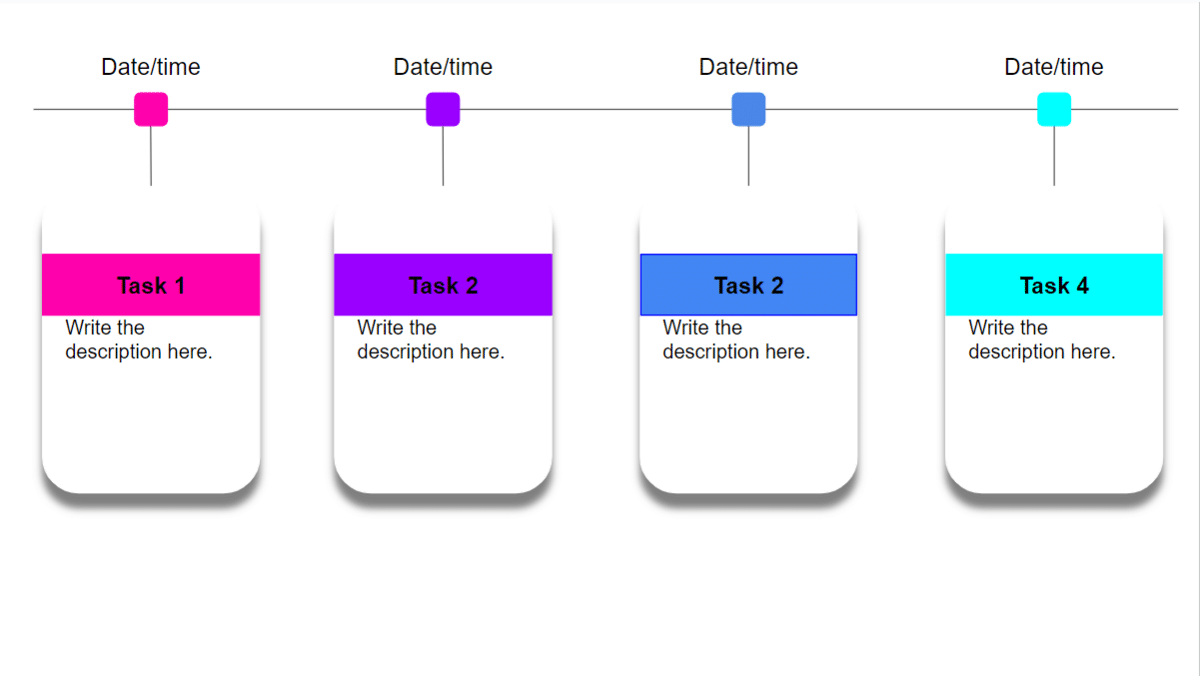 google slides timeline template 1