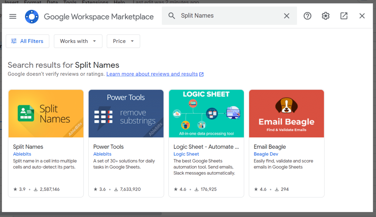 Google Workspace Marketplace