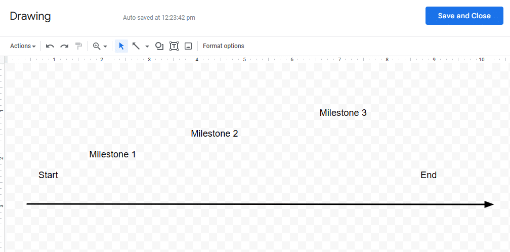 How to make a Google Docs timeline