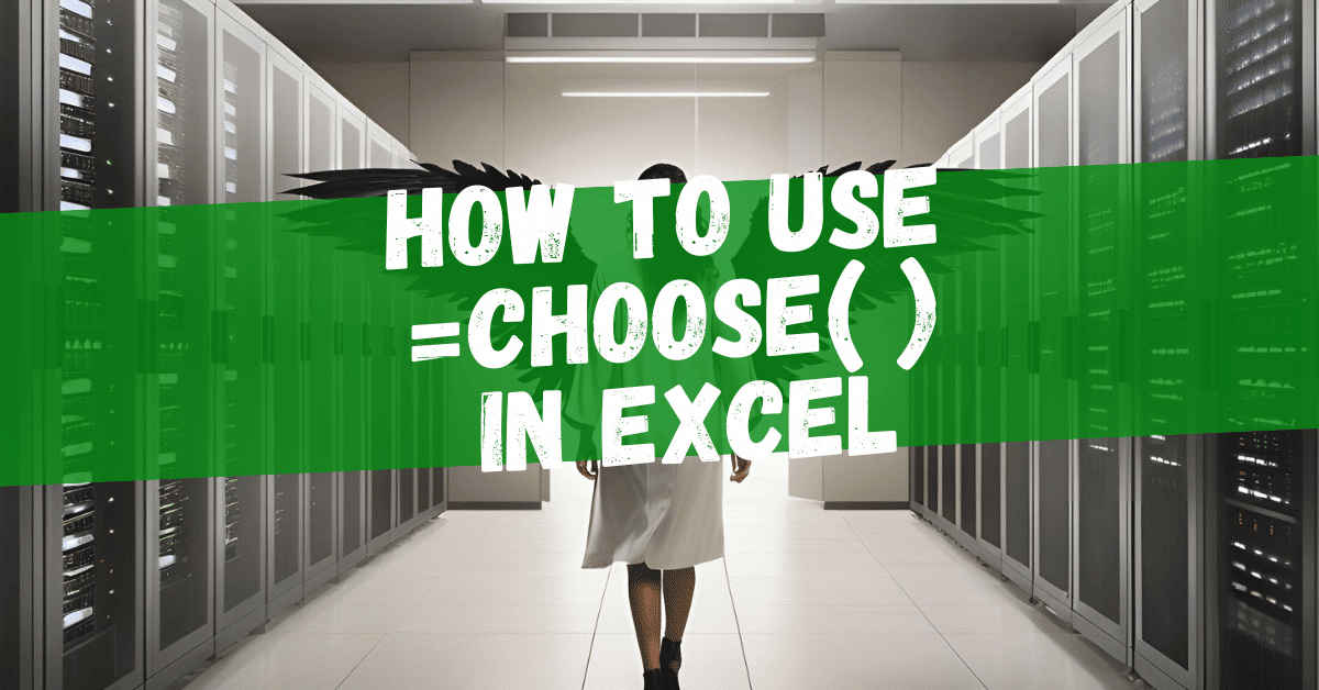 Here's what to know about the Excel CHOOSE Function.