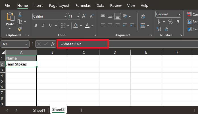 How to pull data from another sheet in Excel with cell references