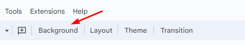 How to change the background on Google Slides
