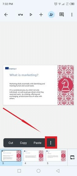 Delete a Slide on Google Slides on Android