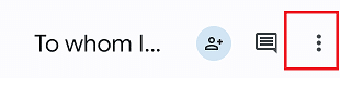 Red rectangle on the three dots button