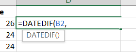 Select the cell with the date of birth