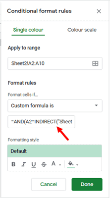 custom formula