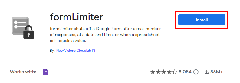 How to install the FormLimiter add-on