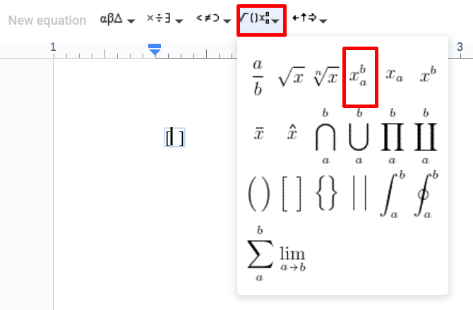 Adding a variable with exponent and subscript