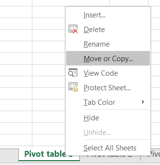 Right click on the sheet tab and select move and copy.