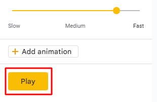 How to preview animations on Google Slides