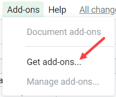 Click on Get Add-ons