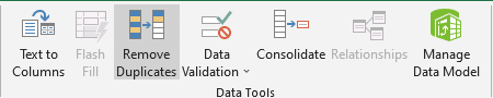 how to remove duplicates in excel