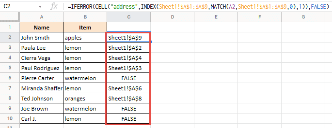 How to Compare Two Sheets to Find Duplicate Data