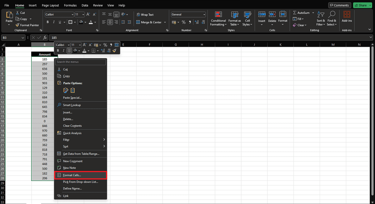 How to Apply the Accounting Format in Excel With Format Cells