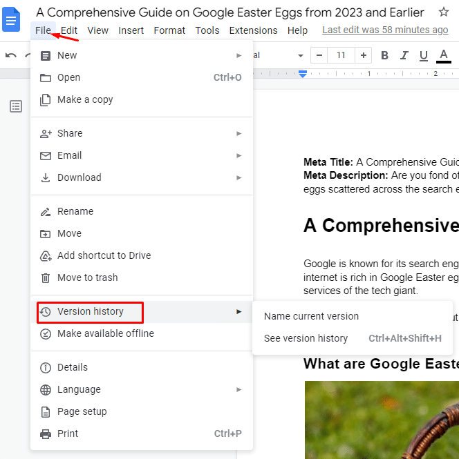 How to track changes in Google Docs—version history