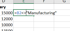 Comparing cell data in Excel