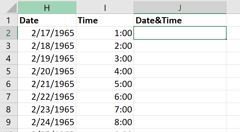 Highlight a blank cell in the results column.