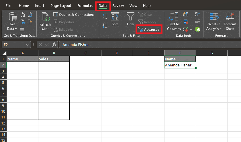 the menu path to pull data