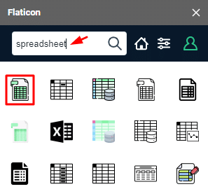 How to use the Flaticon extension