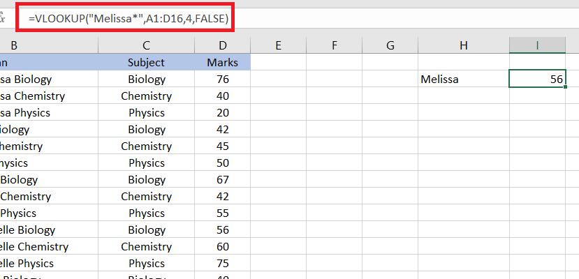 Enter the range lookup value, and FALSE finds exact matches.