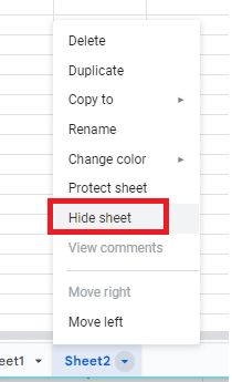 Hide sheet