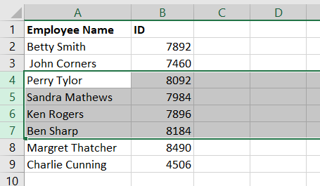 How to insert multiple rows in Excel—Number of Rows to be inserted selected. 