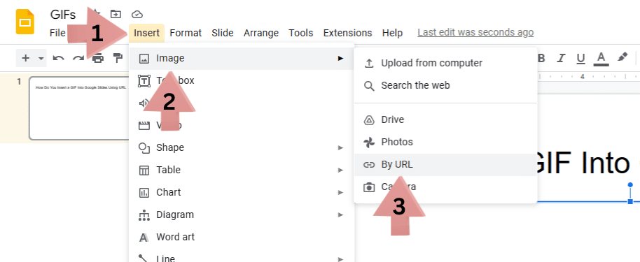 Insert a GIF to Google Sheets by URL